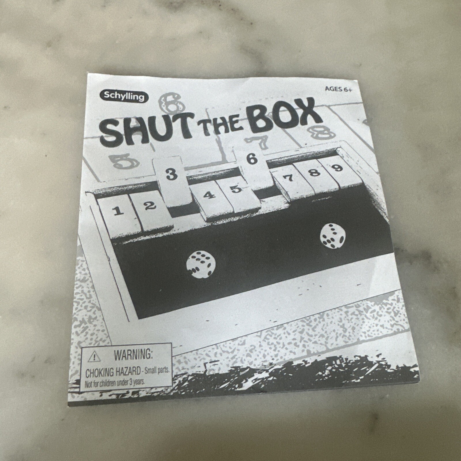 Shut the Box • Classic Game • By Schylling • Complete • Roll The Dice 🎲