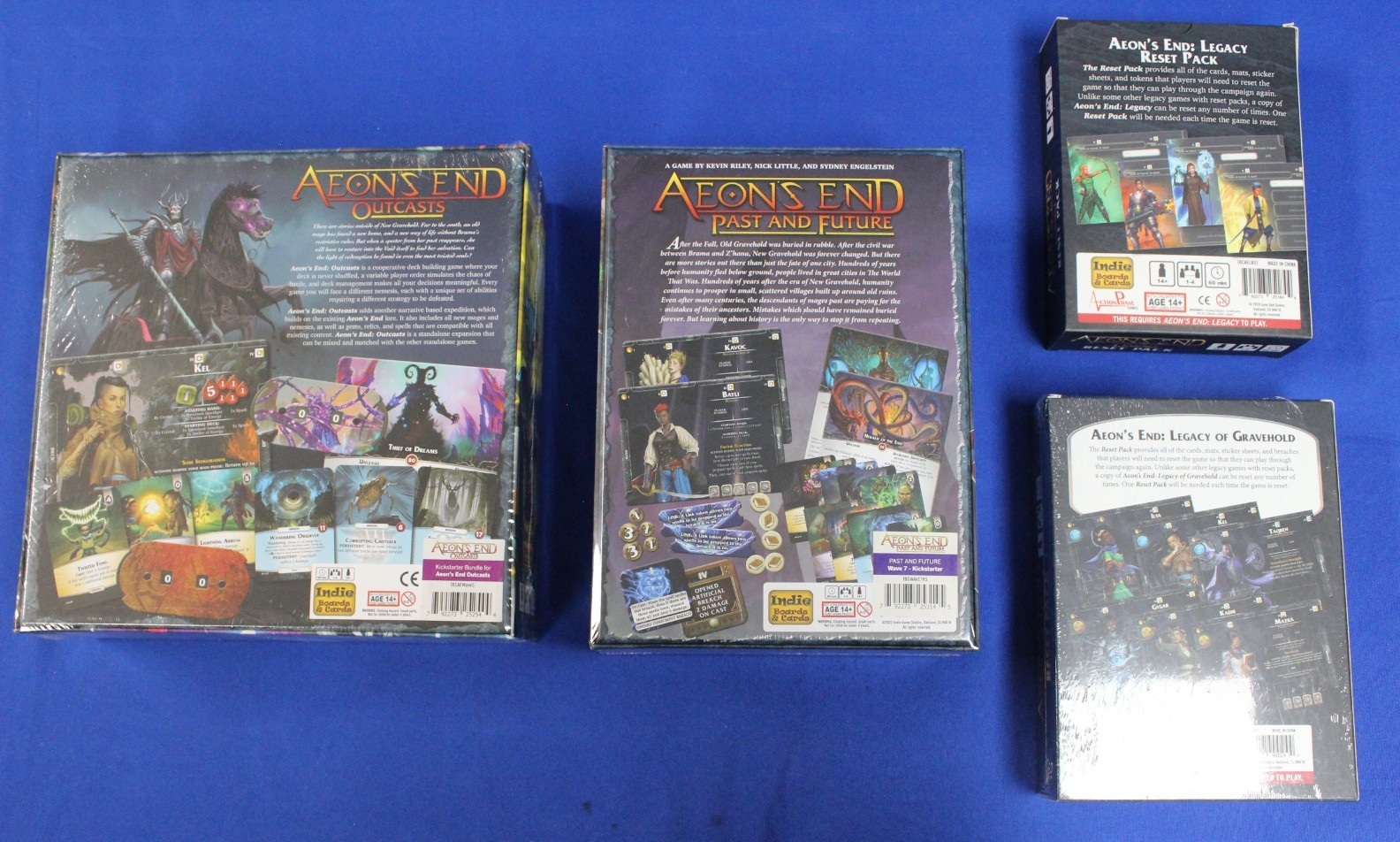 Indie Boards & Cards Aeons End 2nd Edition Expansion Accessory Kickstarter Lot
