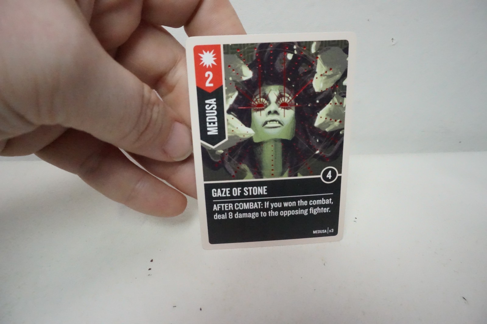 Restoration Games Unmatched Foil Promo Card Medusa Gaze Of Stone