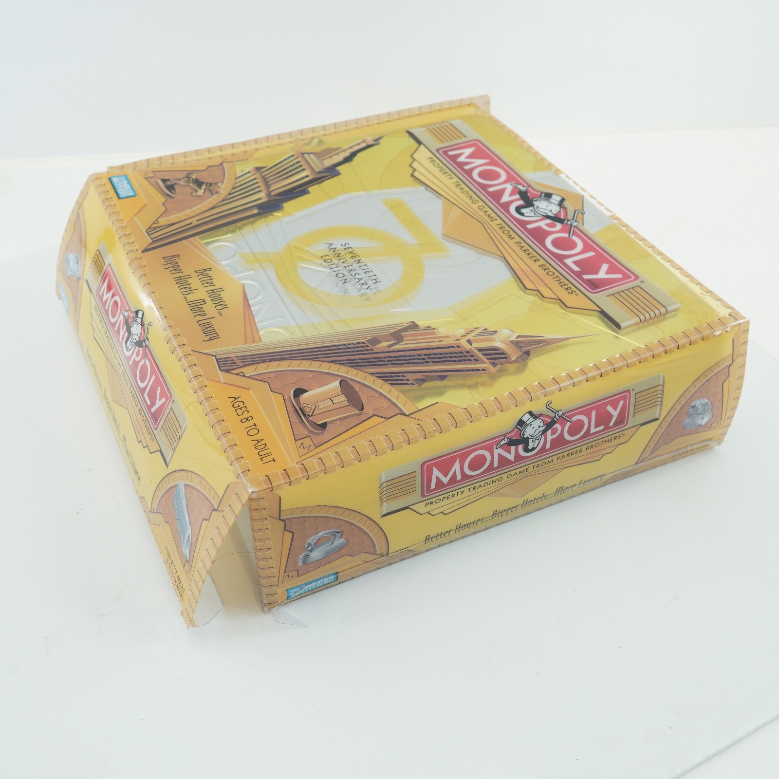 Monopoly 70th Anniversary Edition Metal Tin Board Game Parker Brothers 2005