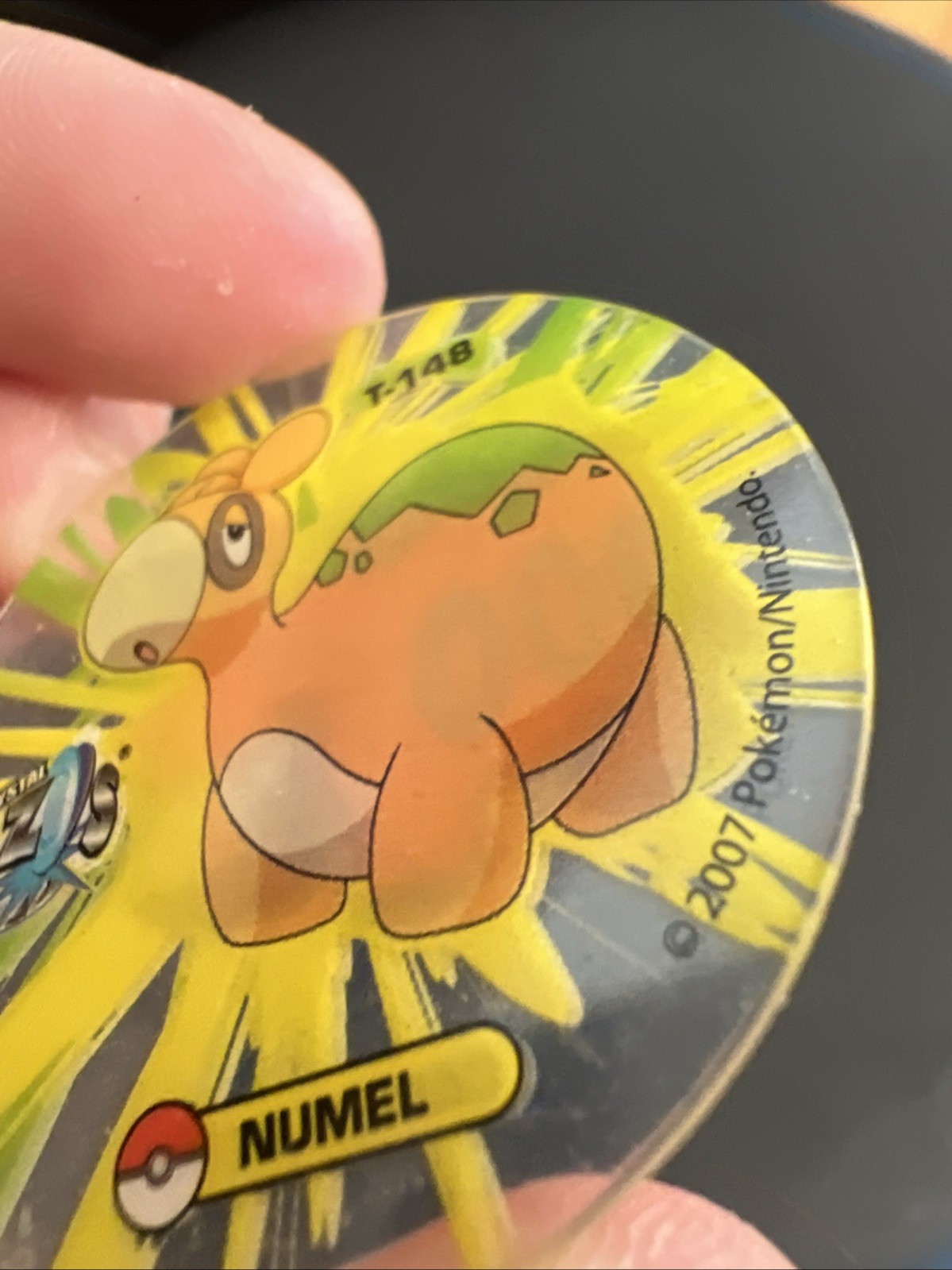 Rare Vtg Pokemon Camerupt Numel Crystal Tazos Taso Pogs Mexico Cheetos Doritos