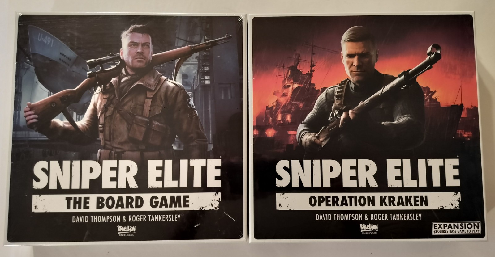 Sniper Elite Core Game Operation Kraken Expansion Board Game Lot Set In Hand