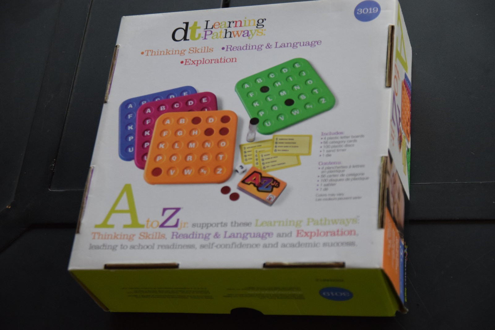 A to Z Jr. Junior – Word Game for Kids – 2009 Fundex Used Hard To Find
