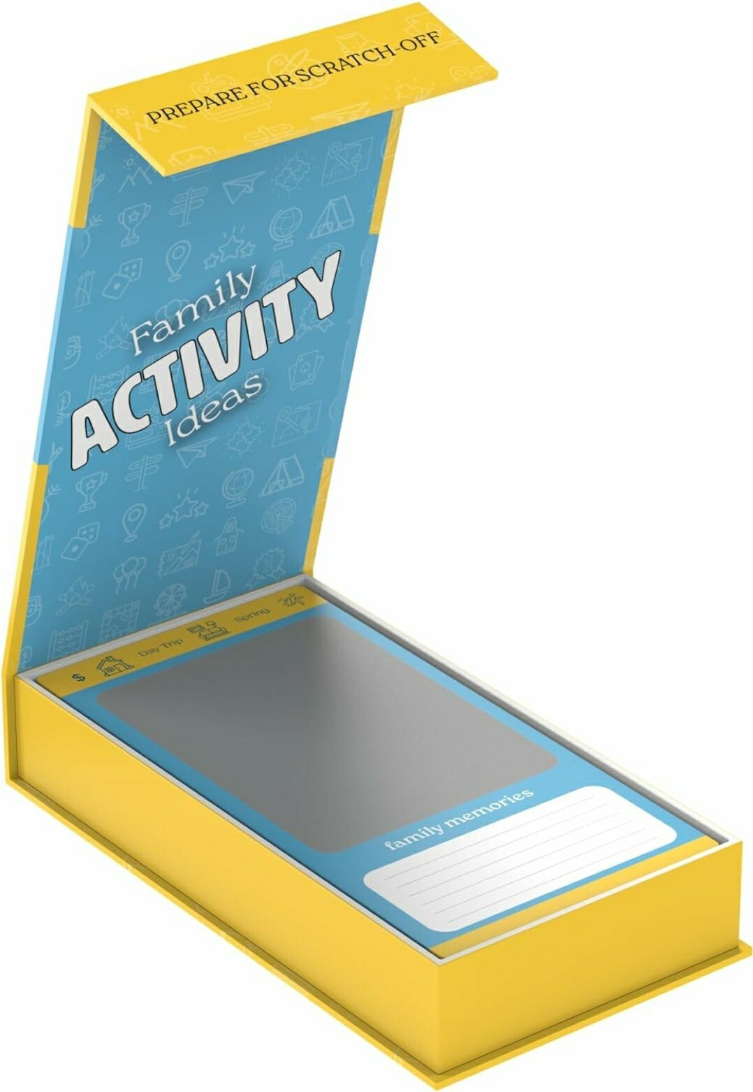 Family Activity Ideas | 45 Creative Scratch-Off Experiences Family Game. NIB