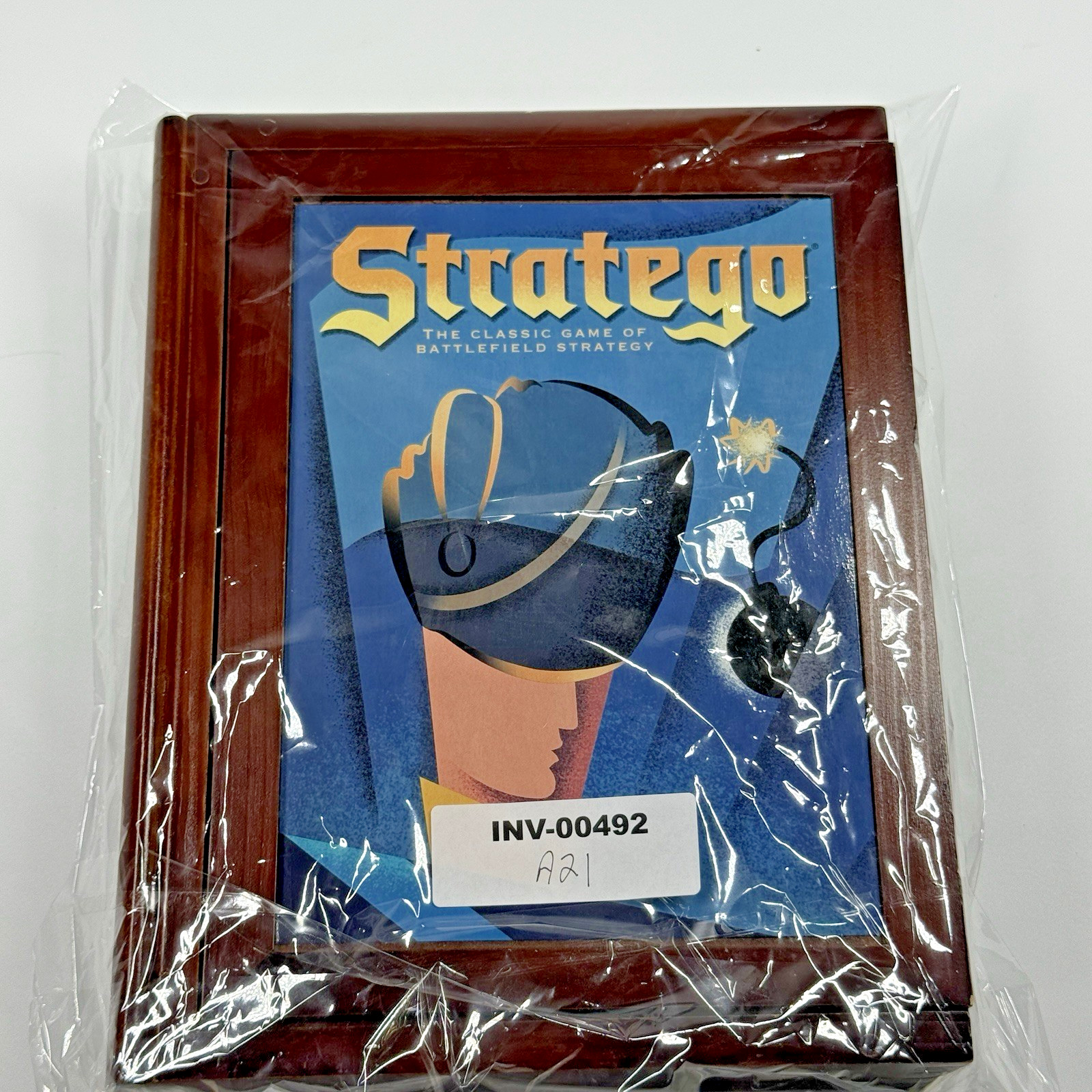 Stratego Vintage Collection Bookshelf Edition Wooden Box Complete MB 42752 VTG