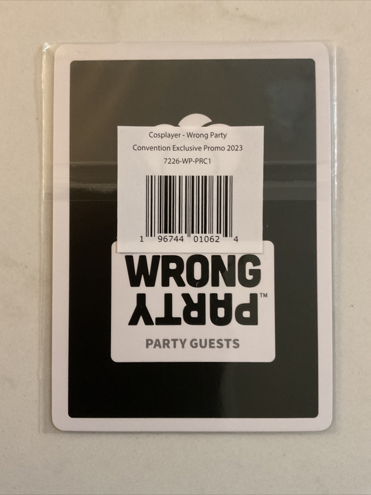 Unstable Games: Wrong Party Cosplayer NEW – 2023 Convention Exclusive Promo Card