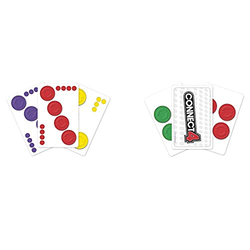 Connect 4 Card Game Fast Fun Travel Game for Kids Ages 5 and Up
