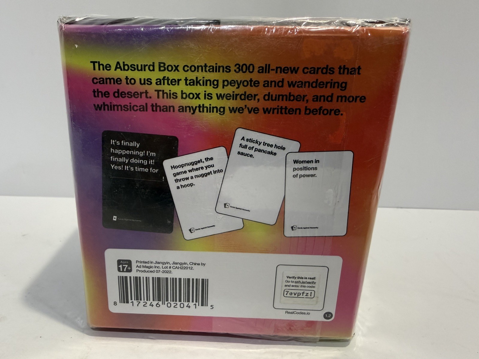 Cards Against Humanity: Absurd Box Expansion for the Game New Sealed