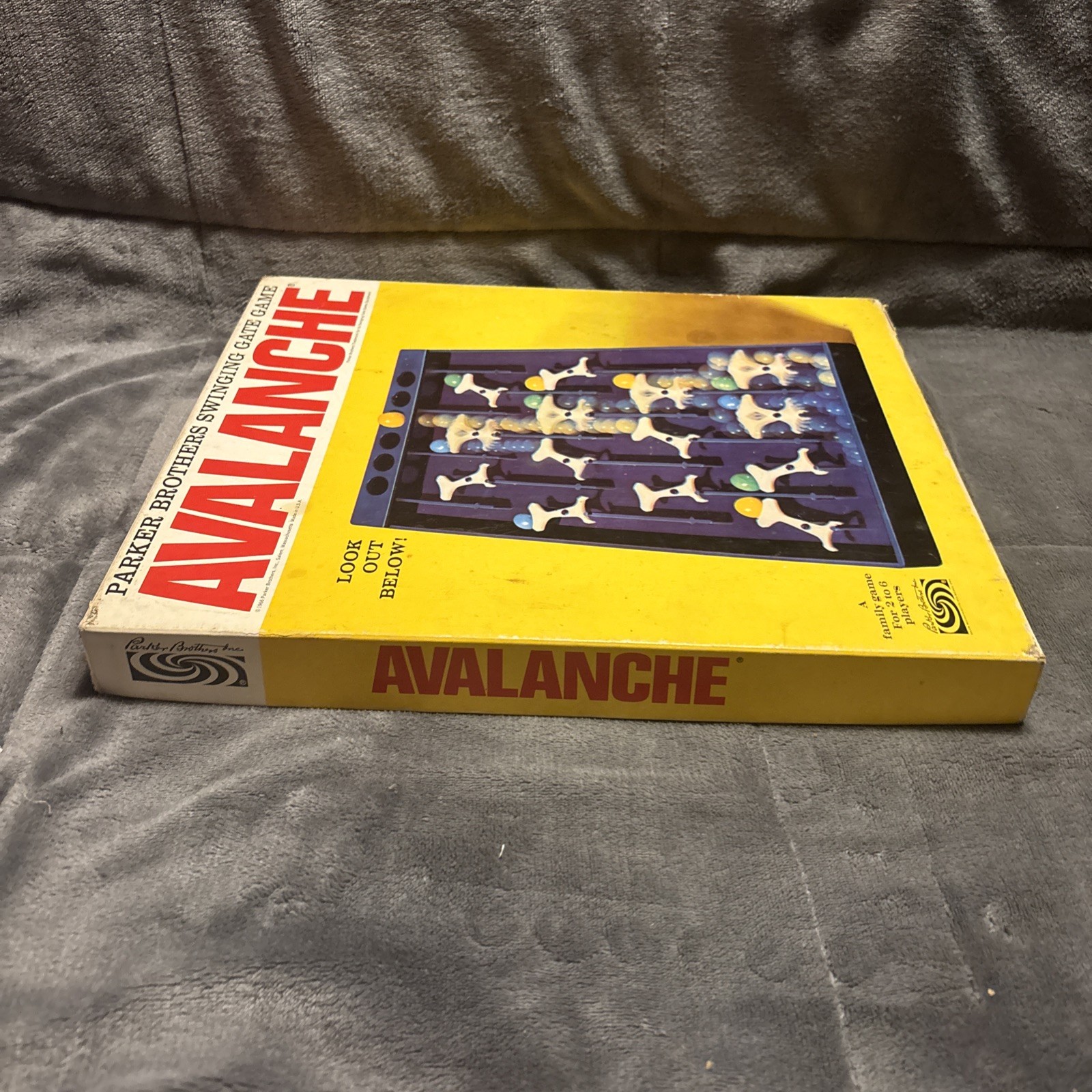 Vintage 1966 Parker Brothers Avalanche Swinging Gate Marble Game Complete! RARE