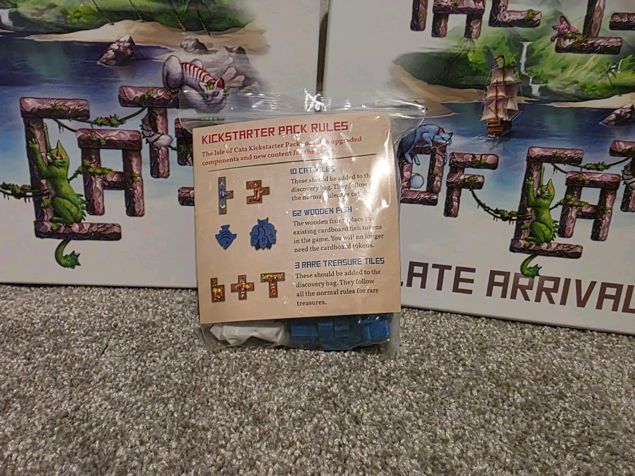 The Isle of Cats Base Game, Late Arrivals, & Kickstarter Pack – City of Games