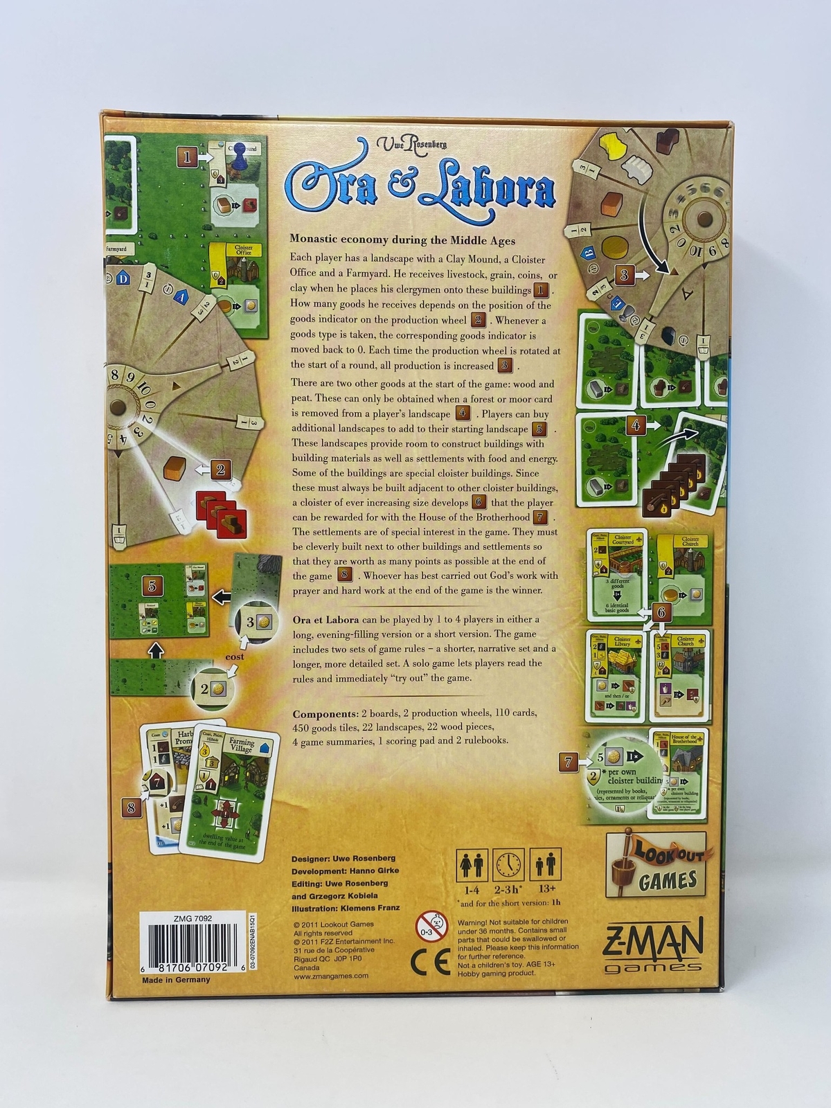 Ora and Labora Board Game – New Edition [USED – COMPLETE] 1 to 4 Players