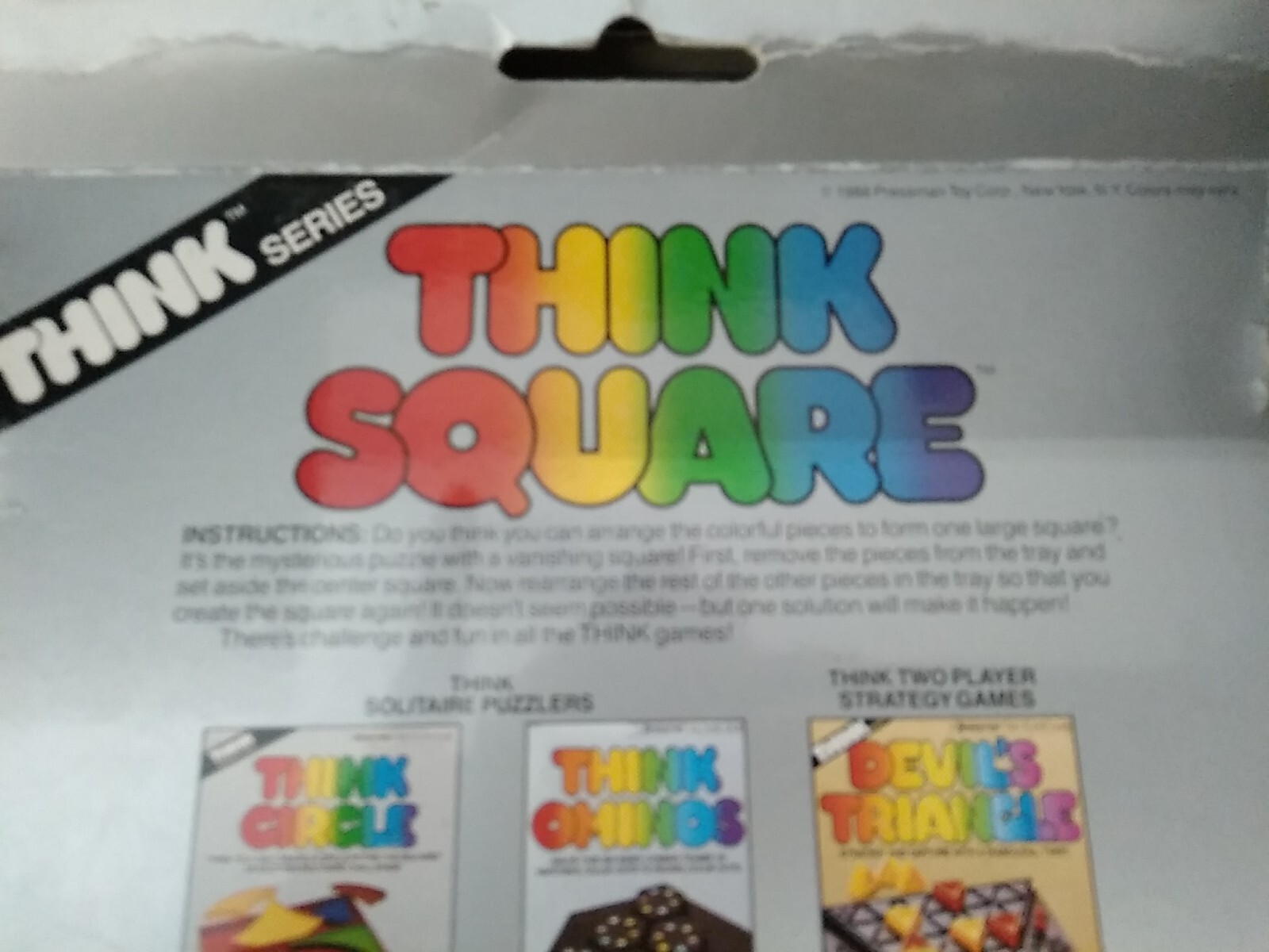 Gabriel Take 5 Plus Pressman Think & Jump, Think Through, Think Square 4 Games