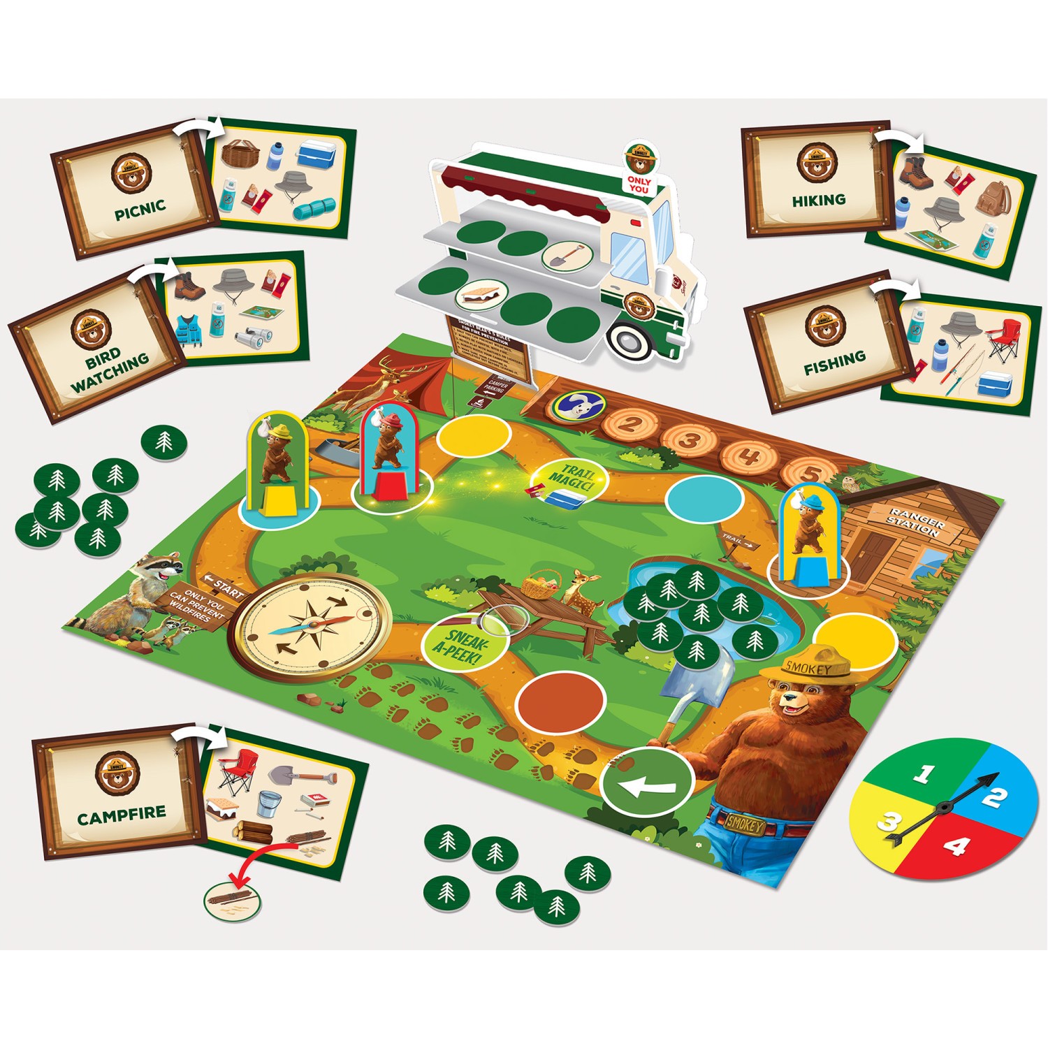MasterPieces – Smokey Bear’s Happy Camper Co-Op Game