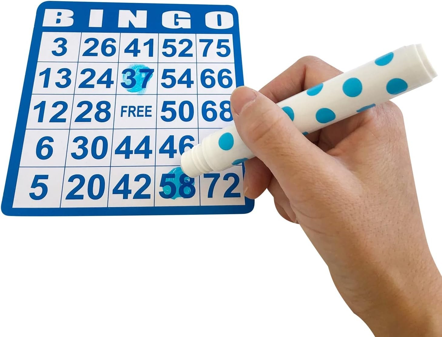 Bingo Daubers Set 6 Colors Markers Kids Teens Classroom Bingo Game