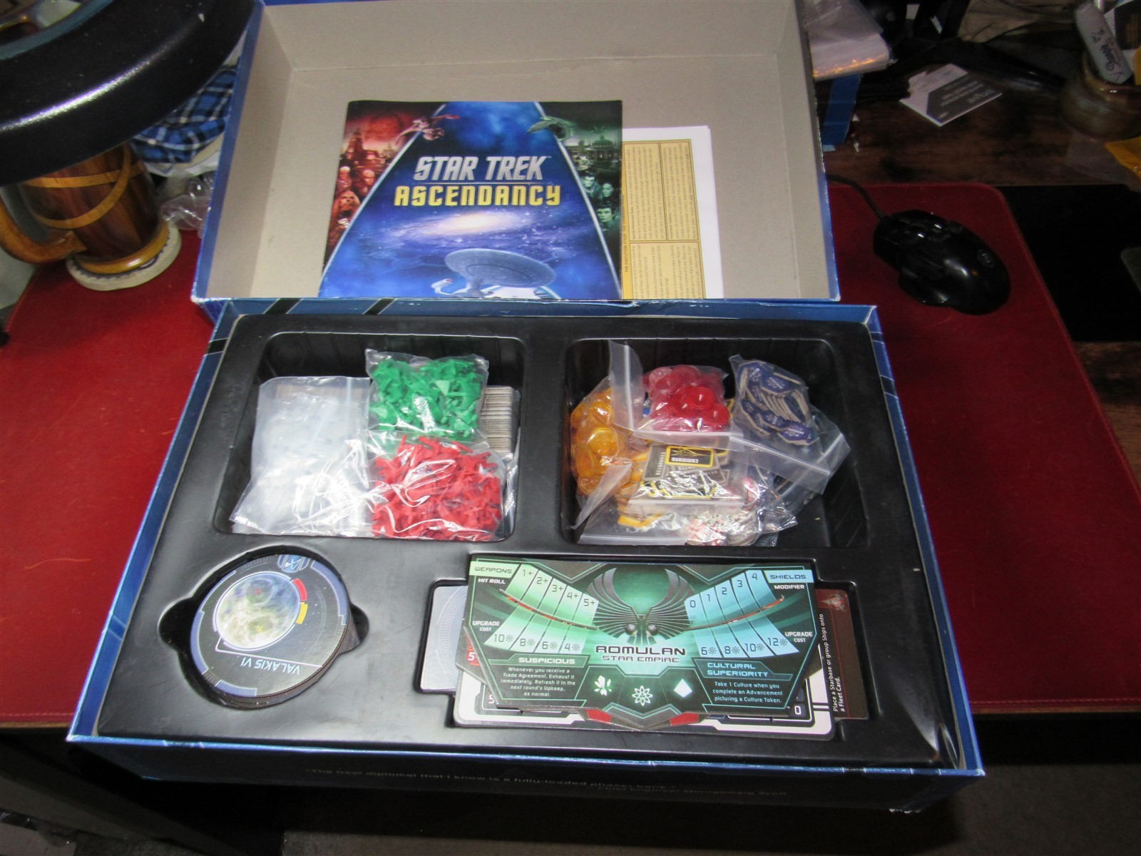 Gale Force Nine: Star Trek: Ascendancy Core Game: Complete – damaged box