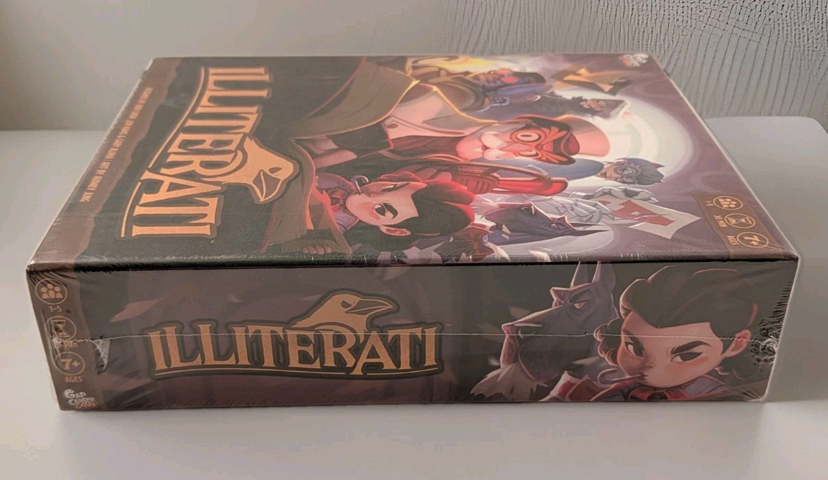 Illiterati Board Game 2022 Standard Edition Word Survival Board Game NEW/Sealed