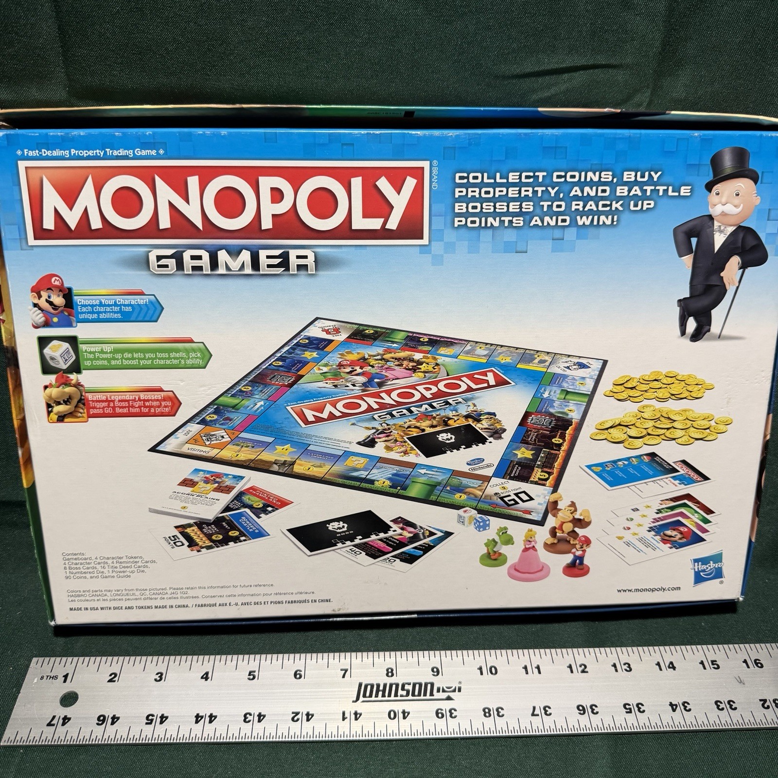 Monopoly Gamer Super Mario Brothers – Nintendo – Complete – Ships Free – Bowser