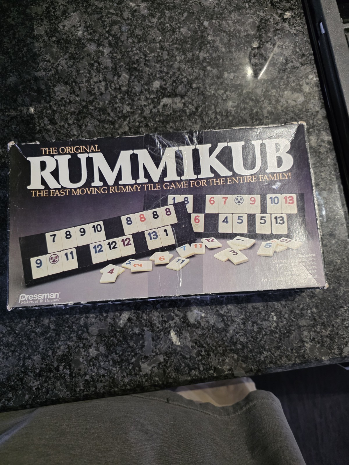 The Original Rummikub, 1980, The Fast Moving Rummy Tile Game, 100% Complete