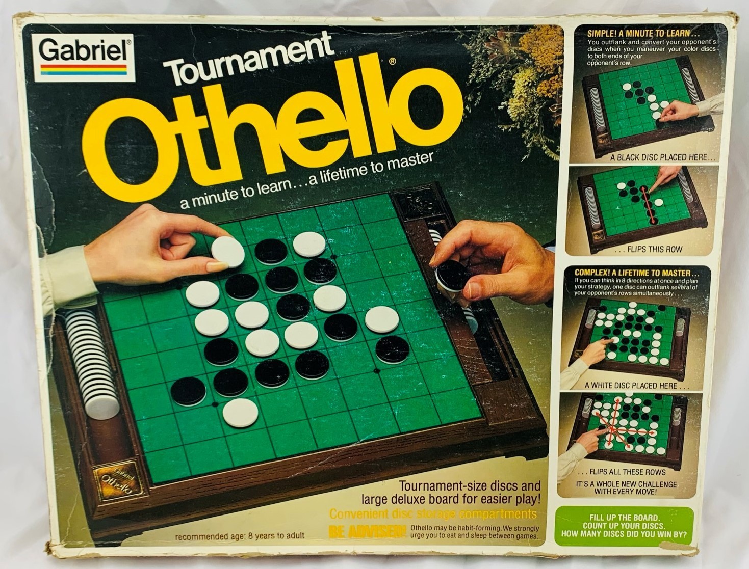 1977 Tournament Othello Game by Gabriel Complete in Great Condition FREE SHIP
