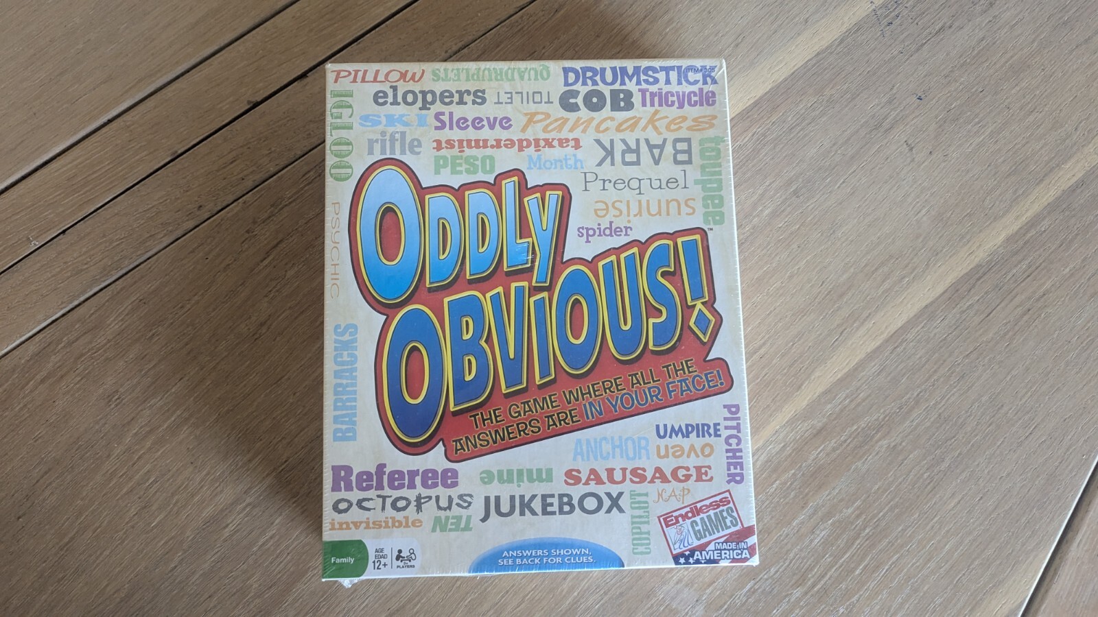 Oddly Obvious Party Game New Sealed