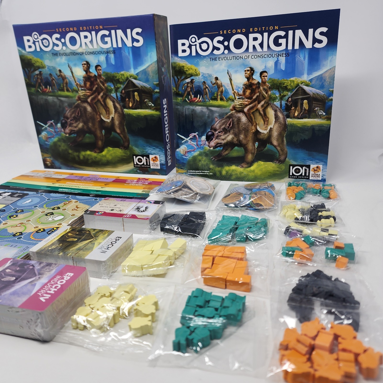 Bios : Origins 2nd Edition by Sierra Madre Games 2020 Ion Games Open Box NEW