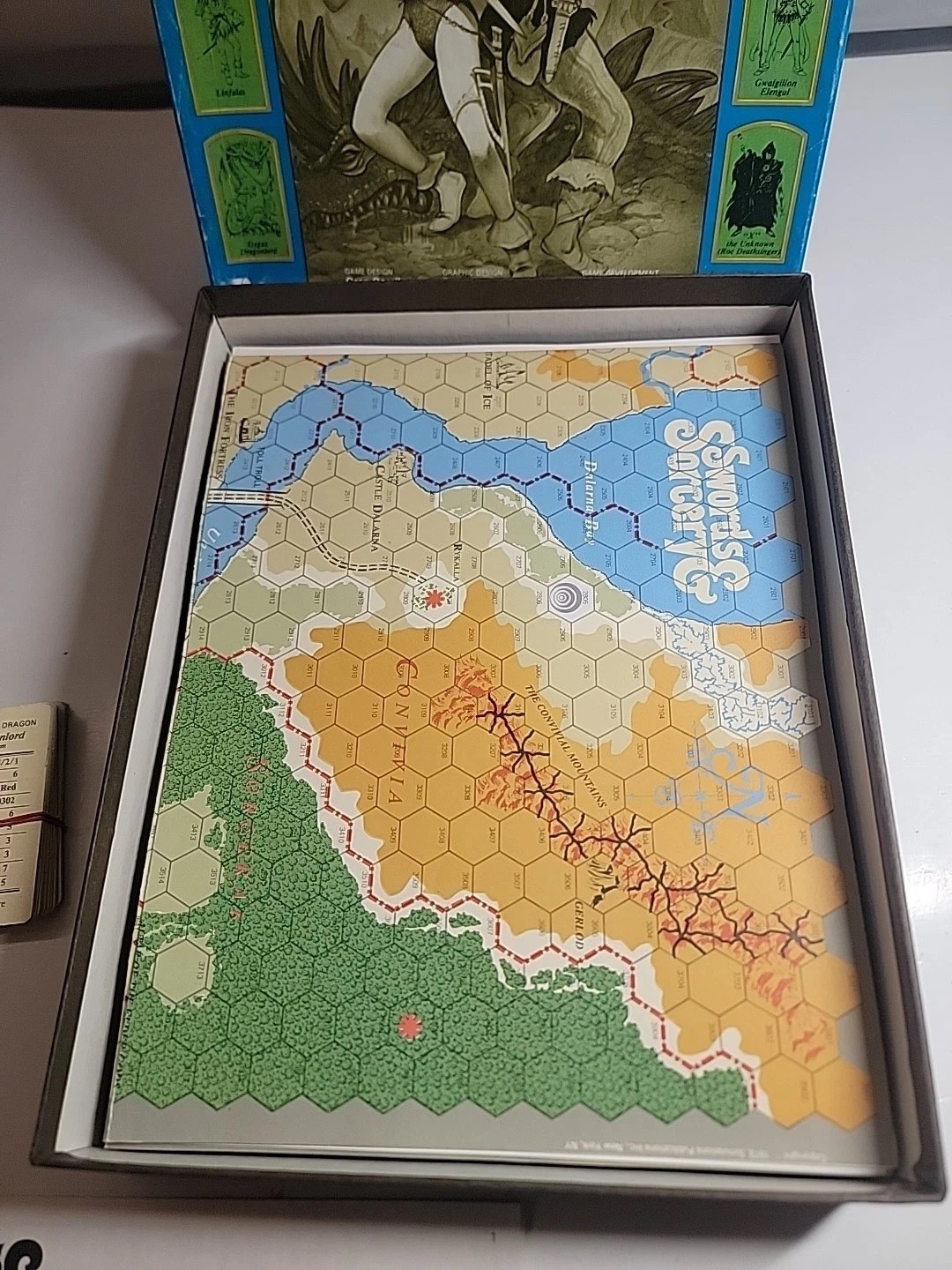 Swords & Sorcery Quest and Conquest in the Age of Magic NEW UNPUNCHED SPI 1978