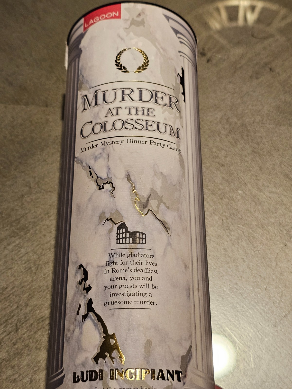 Lagoon Murder At The Colosseum Murder Mystery Dinner Party Game New