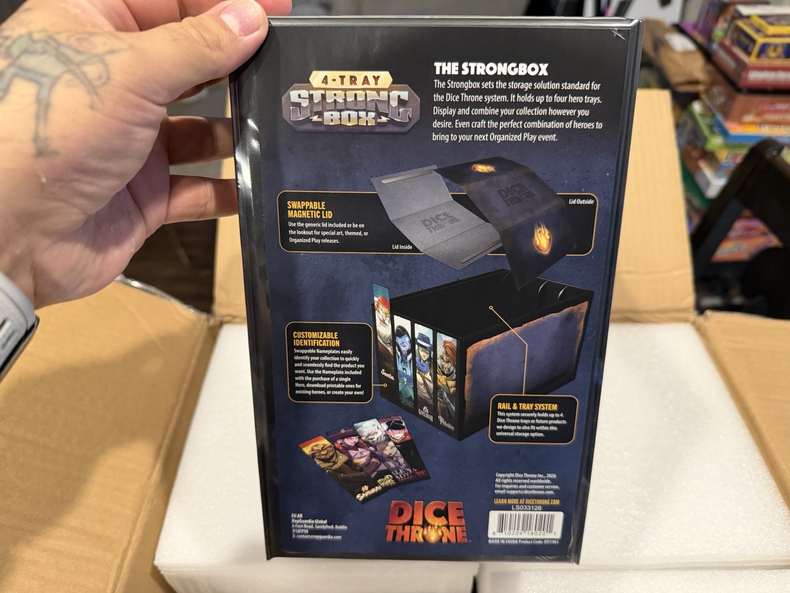 Dice Throne Generic Empty Strong Box