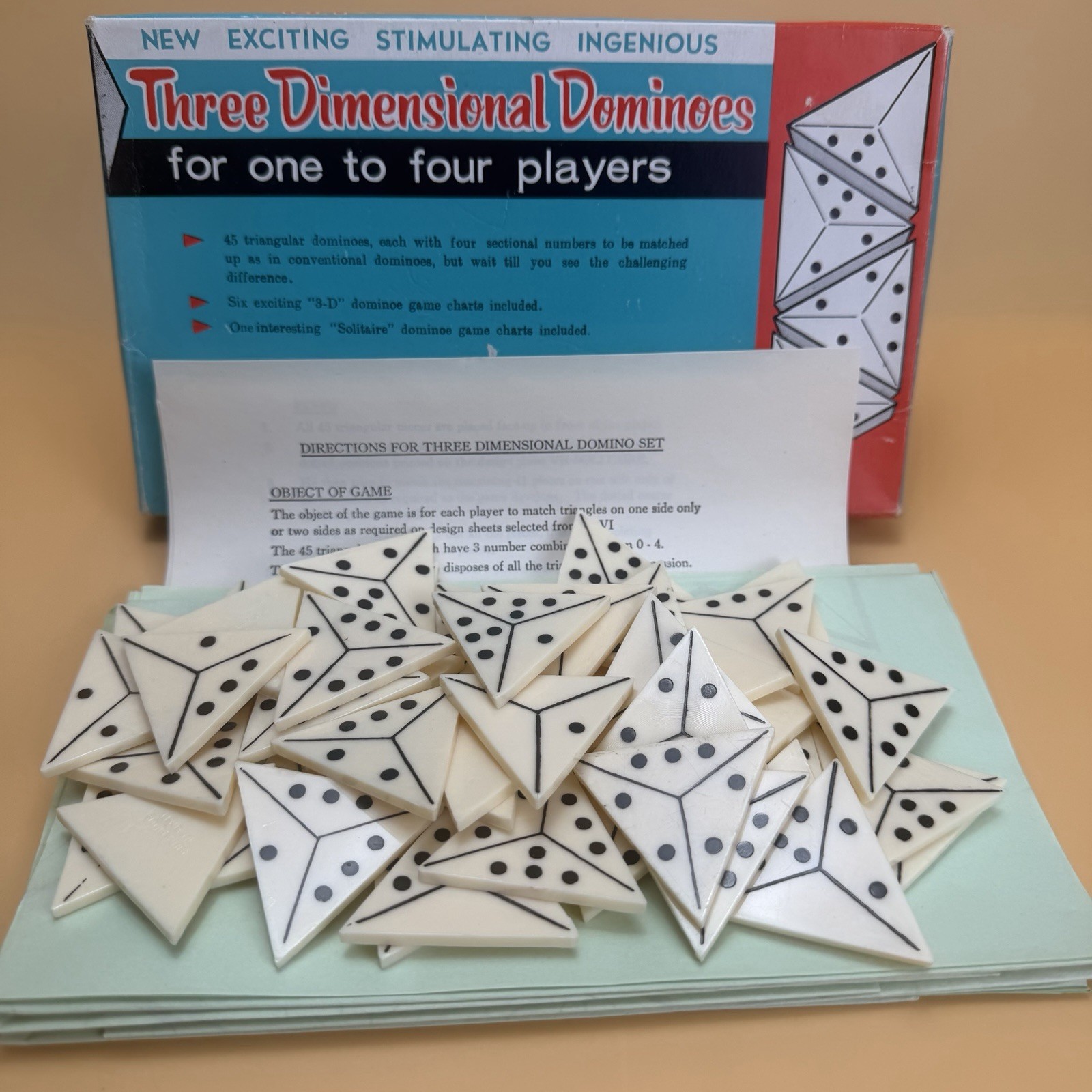 Three Dimensional Dominoes by Shackman & Co. – Hong Kong Vintage Complete