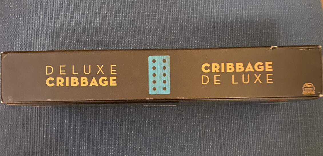 Deluxe Cribbage Family Board Game Cardinal Legacy Wooden Case