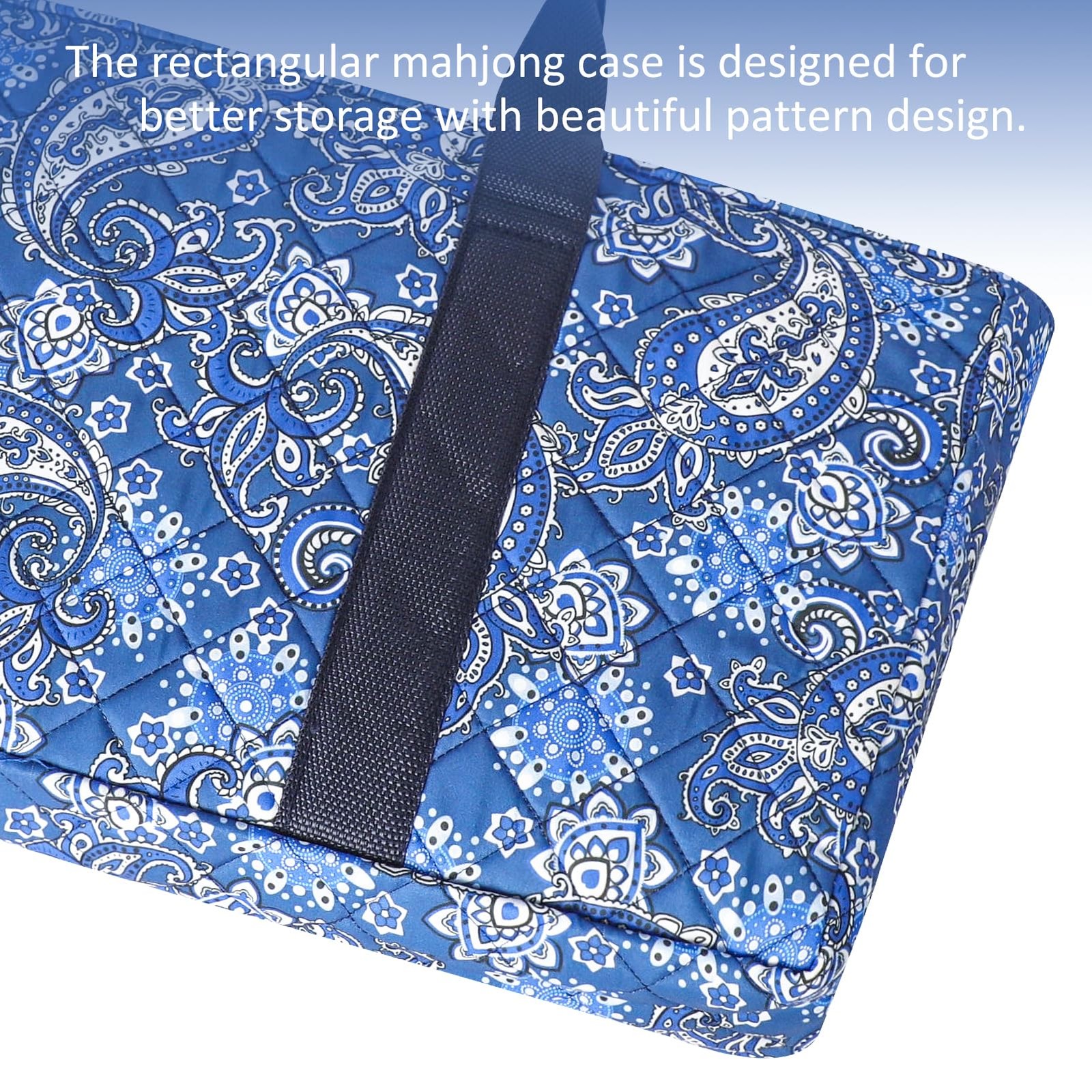 American Mahjong Game Set, 166 9 inches x 20 x 3 inches, Blue