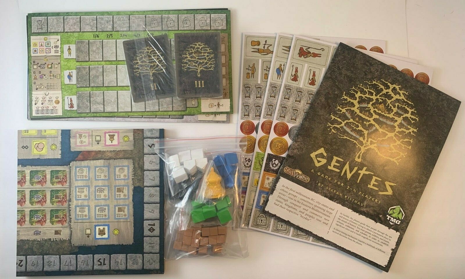 Gentes Board Game, Spielworxx Stefan Risthaus – New in opened box – Never played
