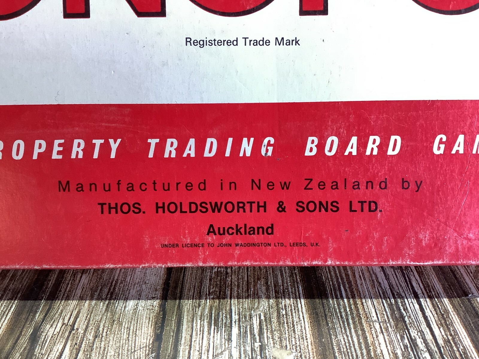 MONOPOLY STANDARD EDITION – HOLDSON – VINTAGE RETRO BOARD GAME NEW ZEALAND NZ