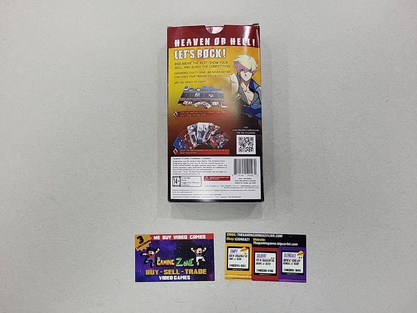 Guilty Gear Strive Board Game – Demo Deck
