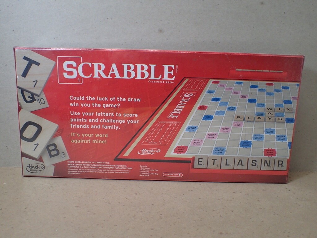 Vintage Hasbro Scrabble Game USA Sealed
