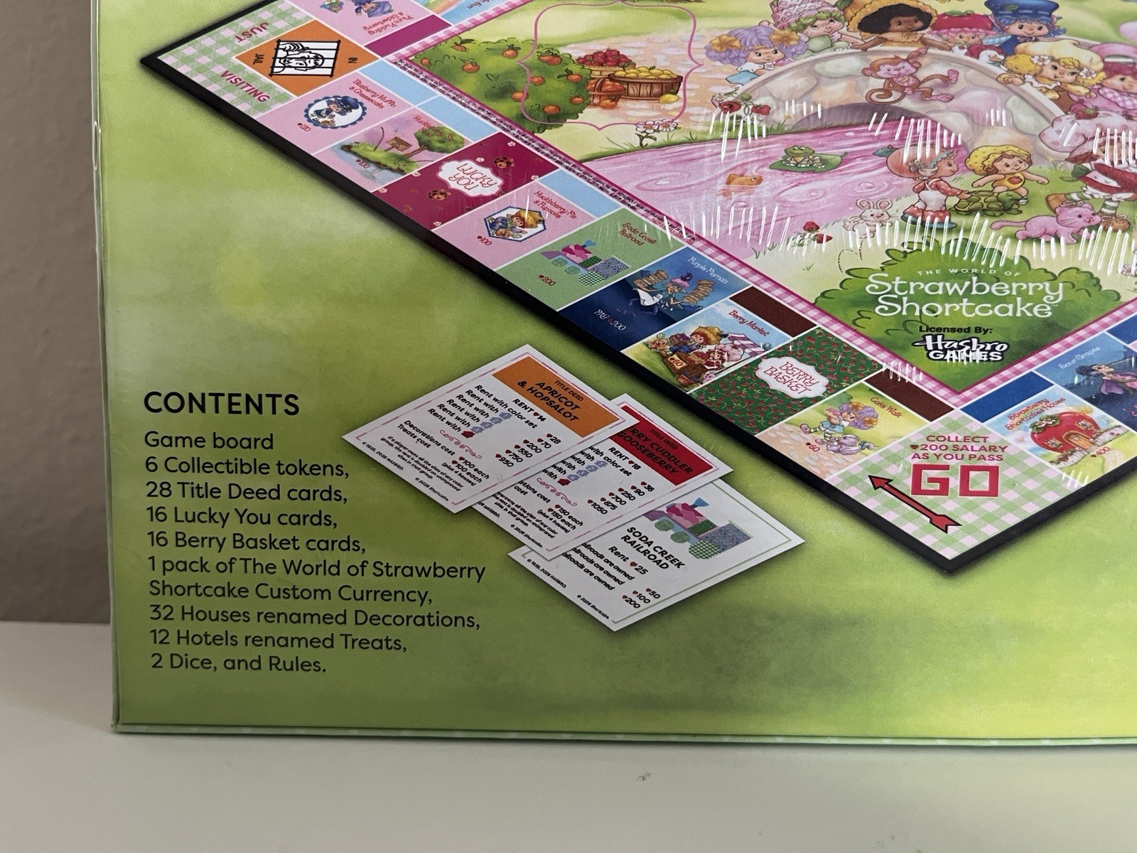 Monopoly: The World of Strawberry Shortcake Strategy Board Game New Sealed