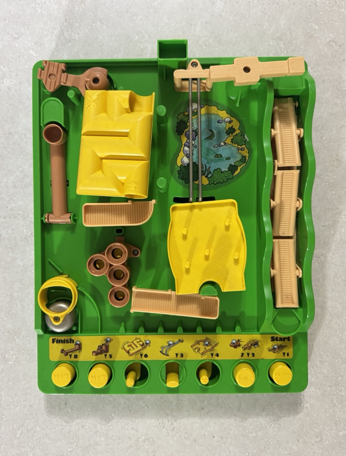 Vintage 1979 Tomy Screwball Scramble Dexterity Tabletop Game – Board Only
