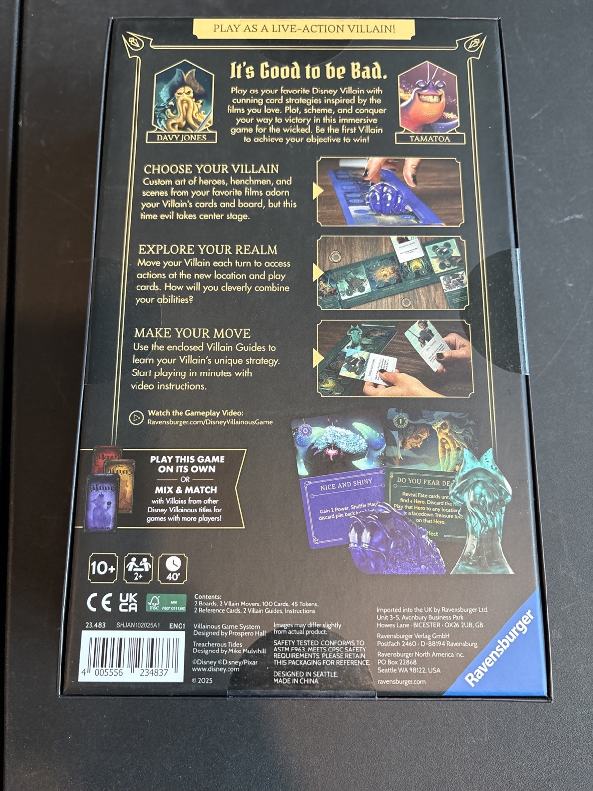 NEW Disney Villainous – Treacherous Tides Board Game Ravensburger SEALED Target