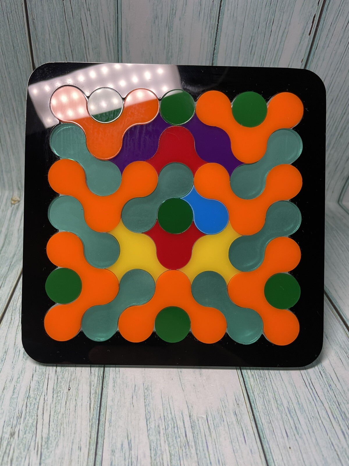 1986 Kadon ROUNDOMINOES Game pattern Puzzle Brain Teaser Problem solving Jigsaw