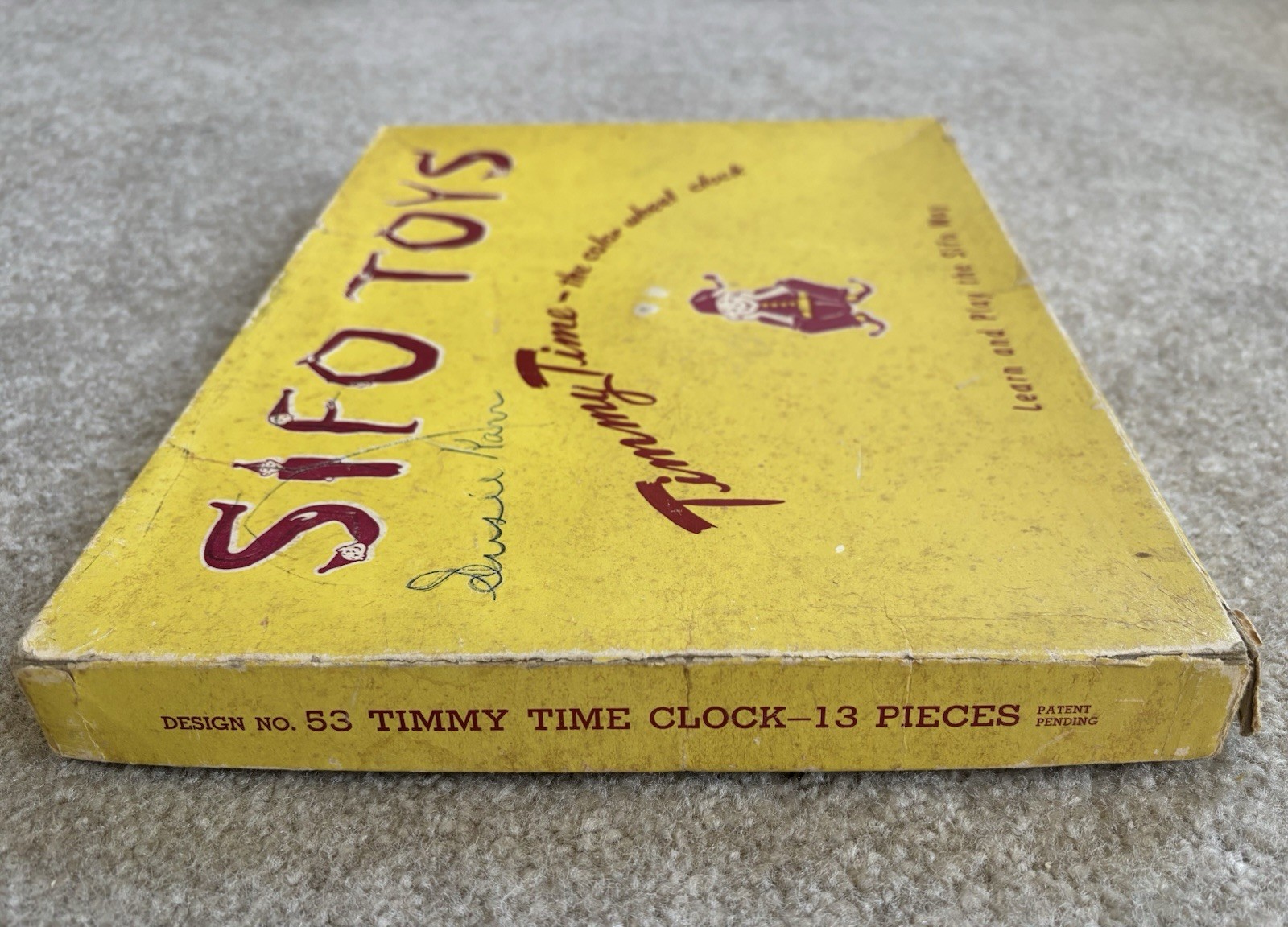Sifo Toys Timmy Time Educational Time Game Color Wheel Clock, Design No. 53 13pc