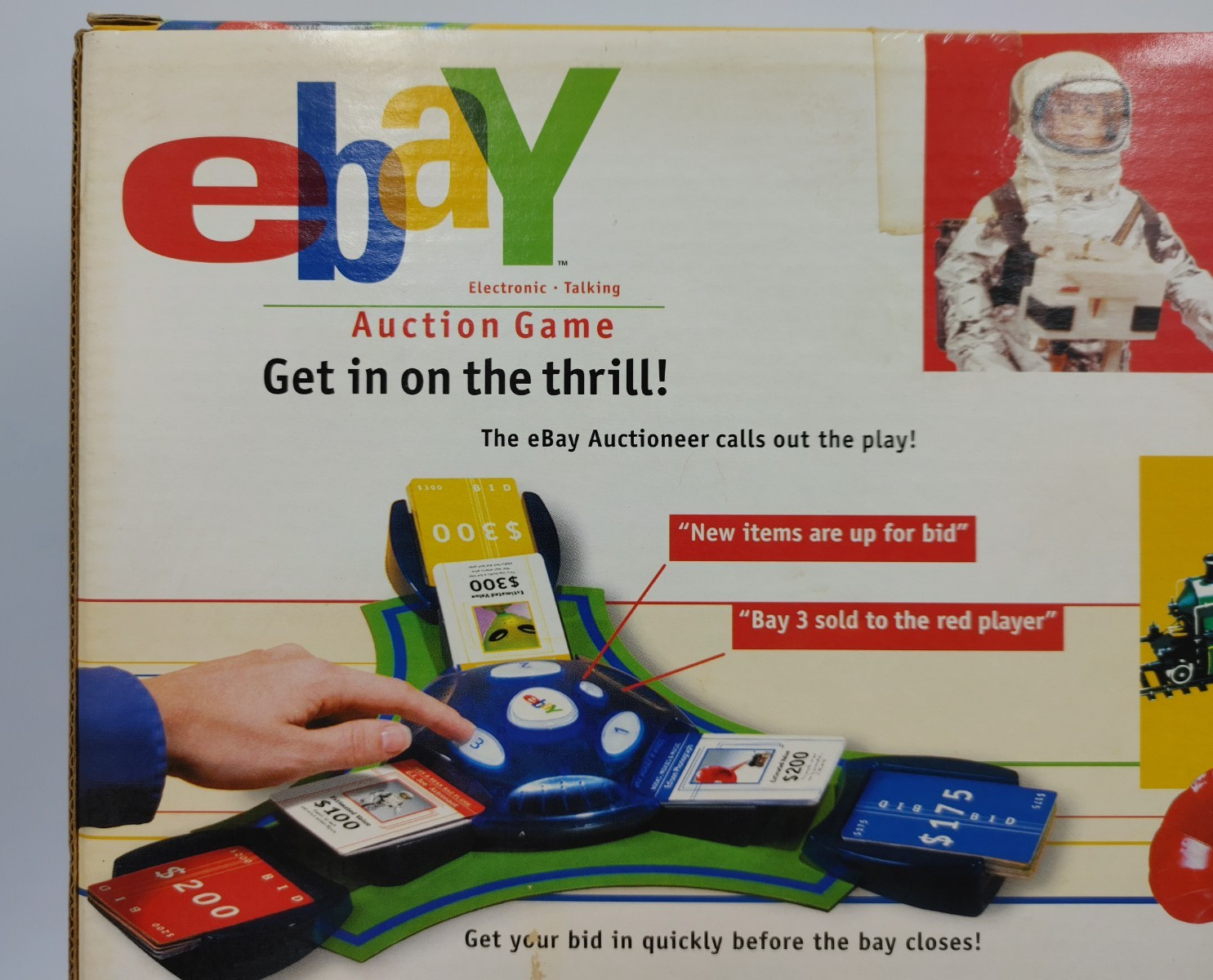 Vintage 2001 Ebay Auction Board Game Electronic – Talking NEW Sealed