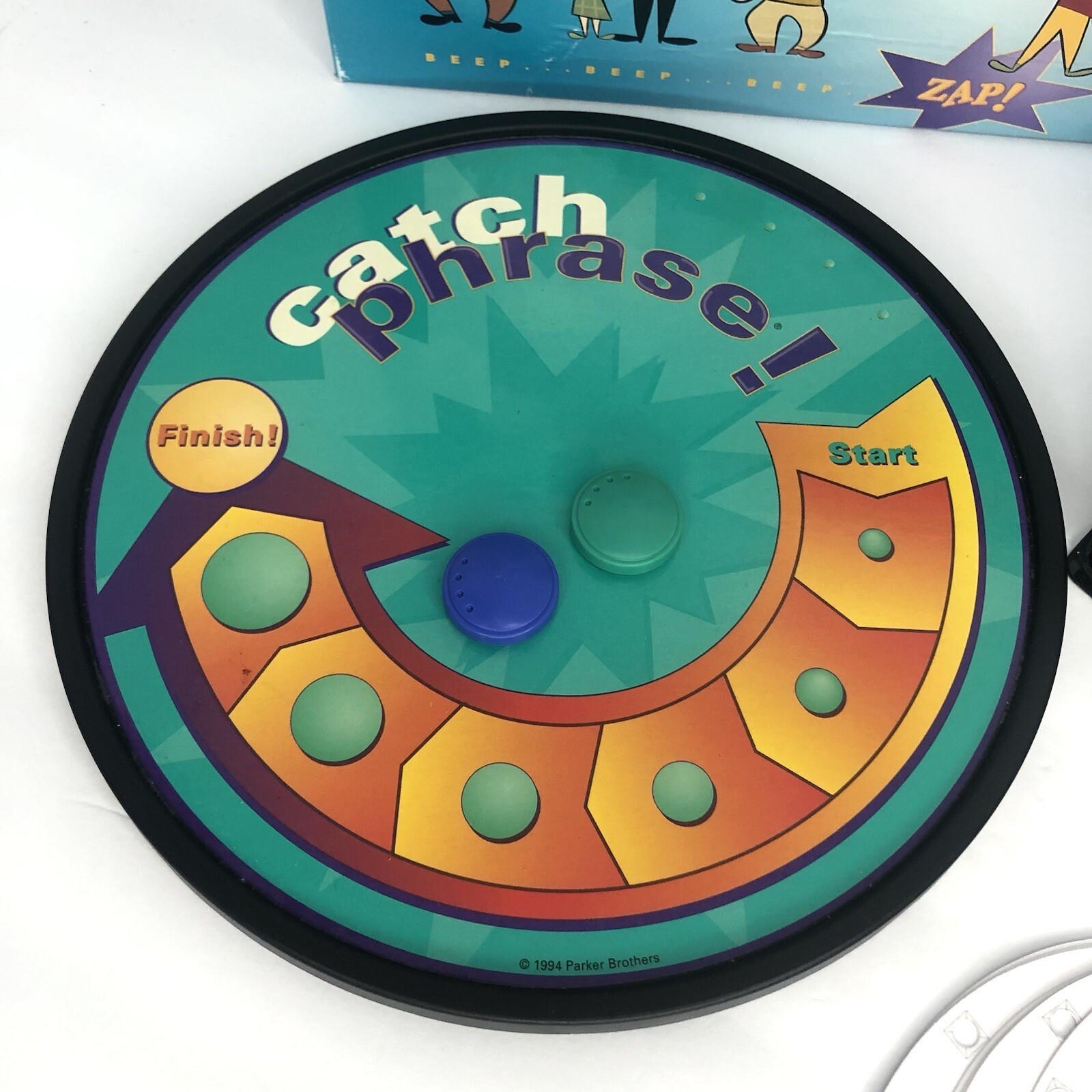 Catch Phrase Board Game Parker Brothers Vintage 1994 Works Missing 2 Discs