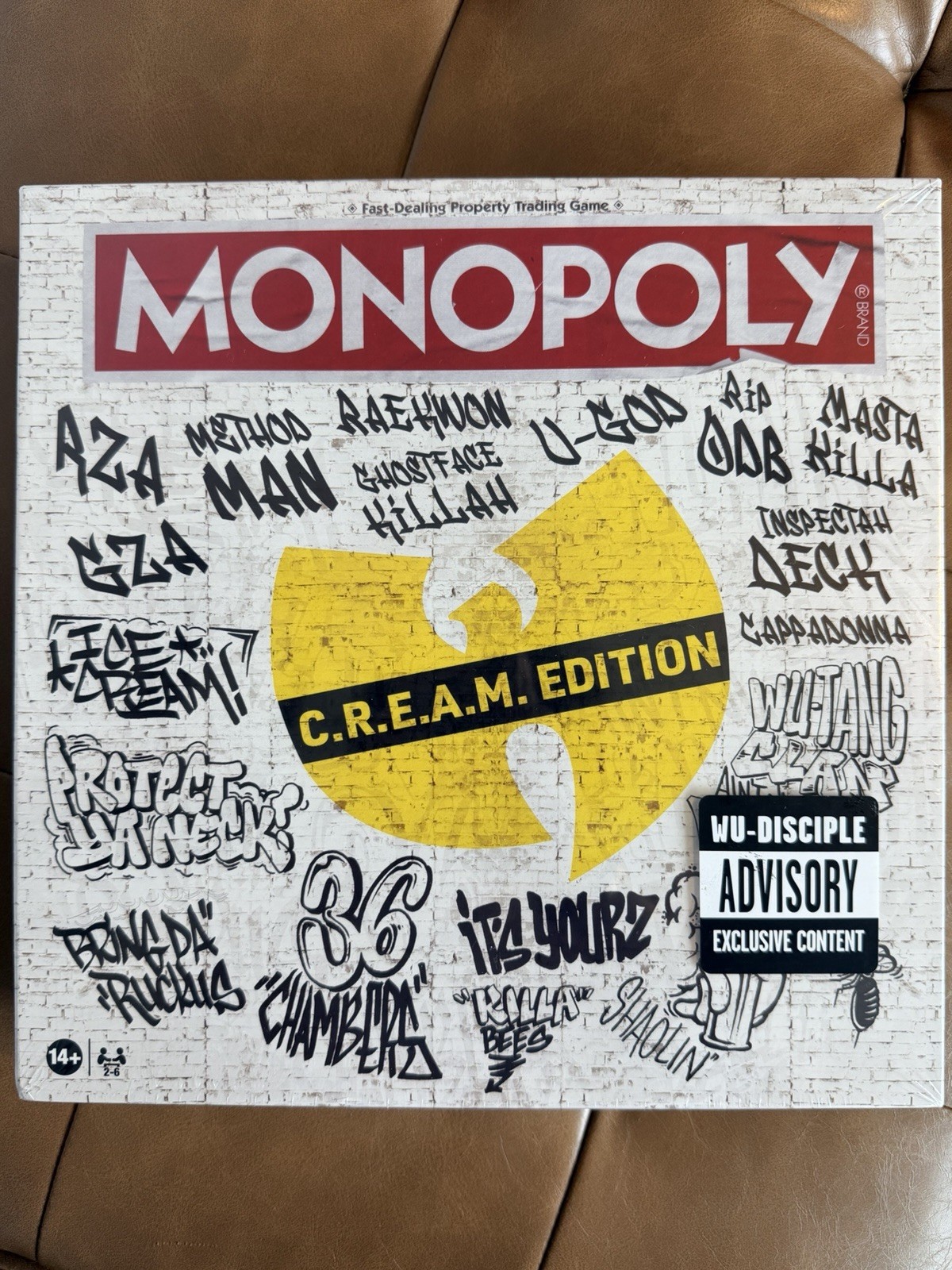 Wu Tang Clan Limited Edition Official Monopoly Board Game Sealed