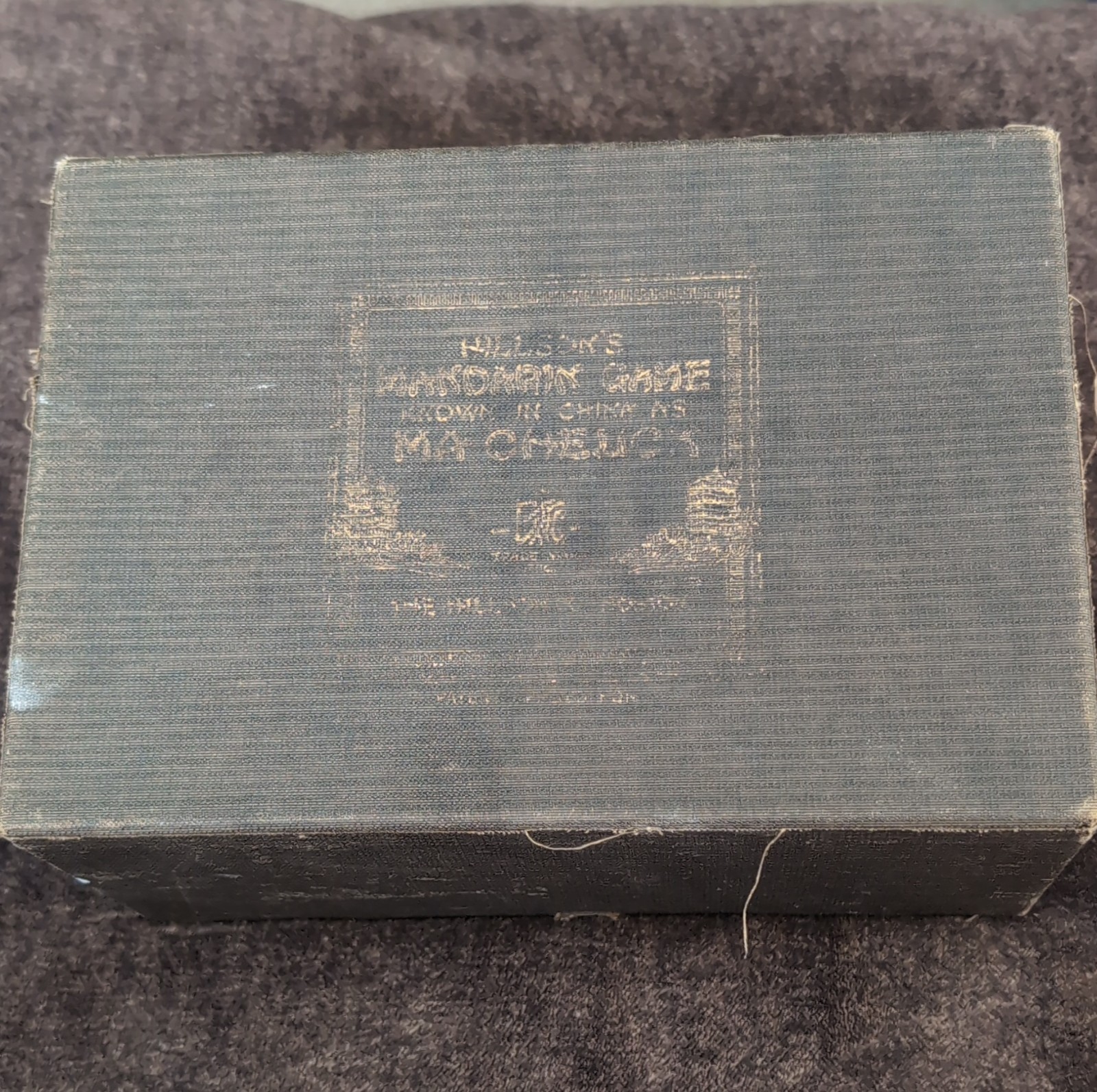 Hillson Mahjong Tile Game Set – Wooden tiles – Vintage 1923