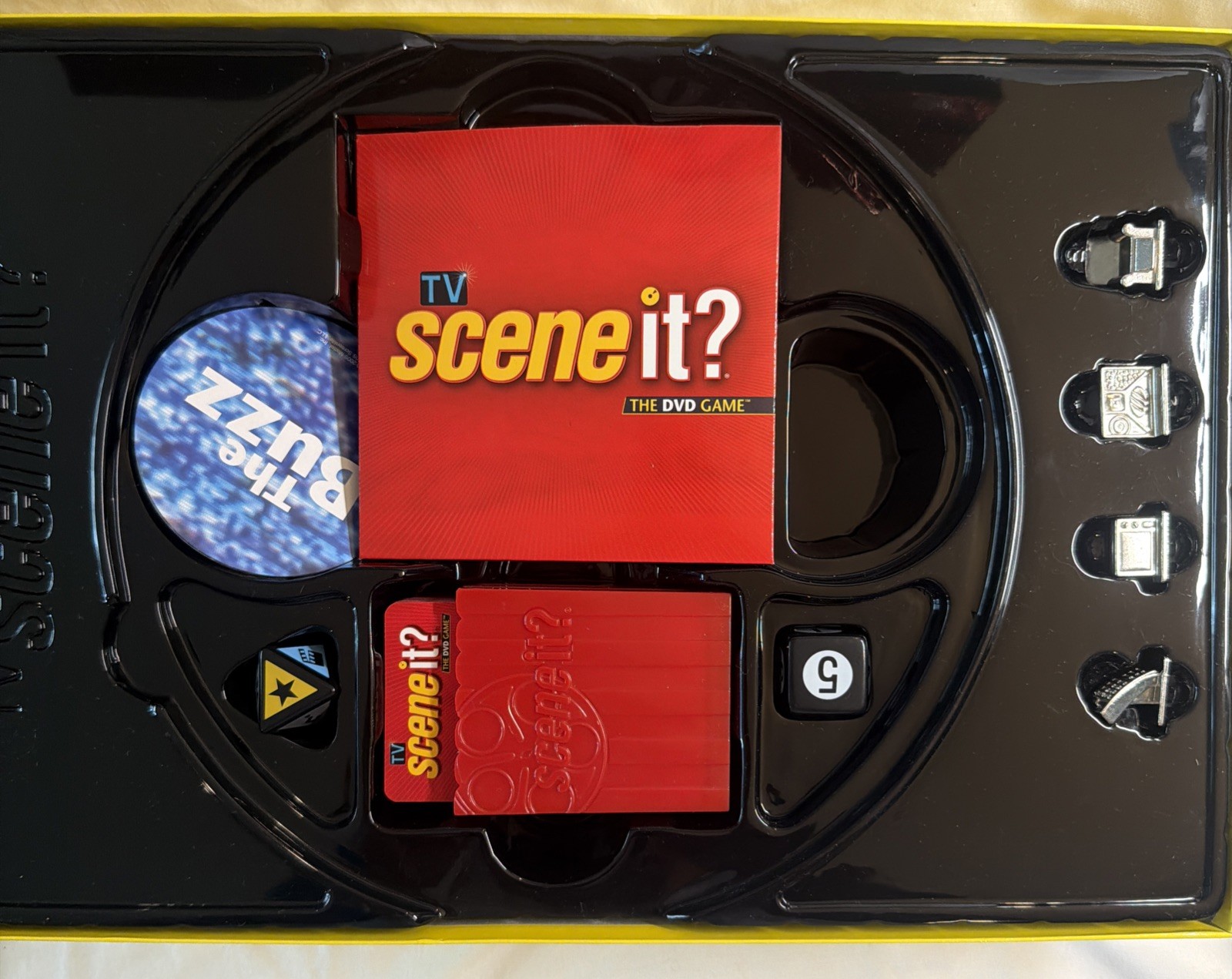 TV Edition Scene It? DVD Trivia Board Game 2005 Family Friends Mattel
