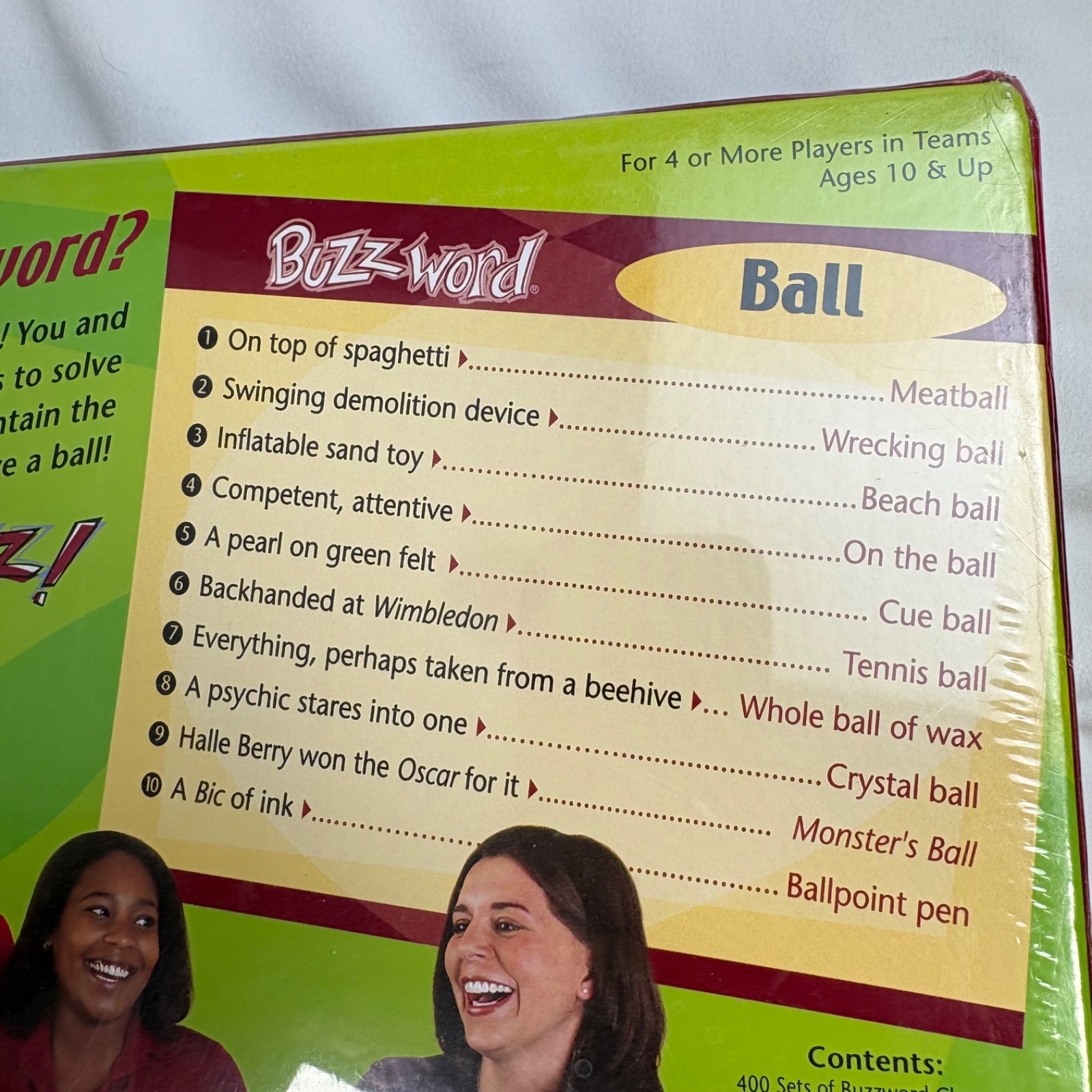 Buzzword Patch Products Party Board Game 2003 Sealed New Complete