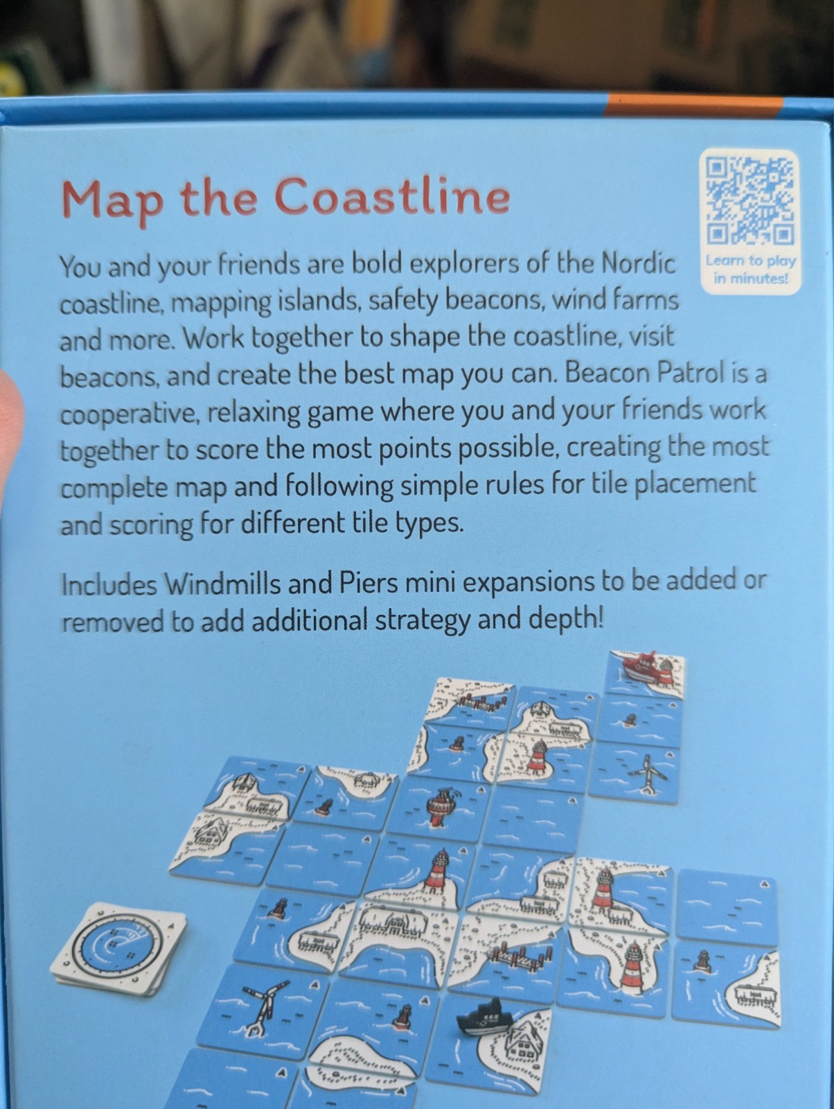BEACON PATROL Board Game 100% COMPLETE 2023
