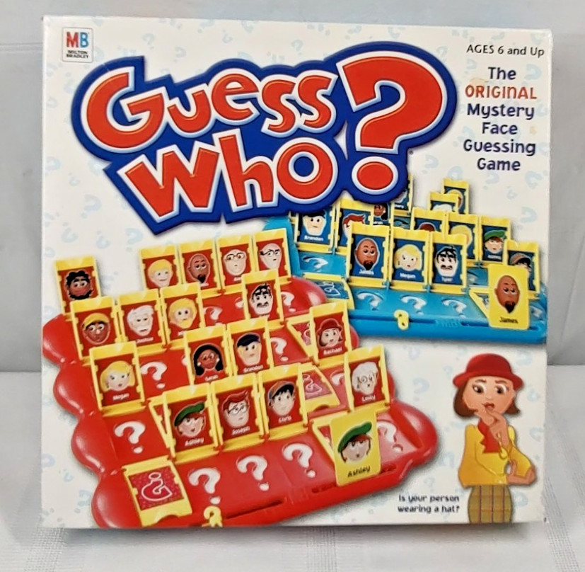 Guess Who ? Board Game Complete 2003 Milton Bradley Matching Memory Family