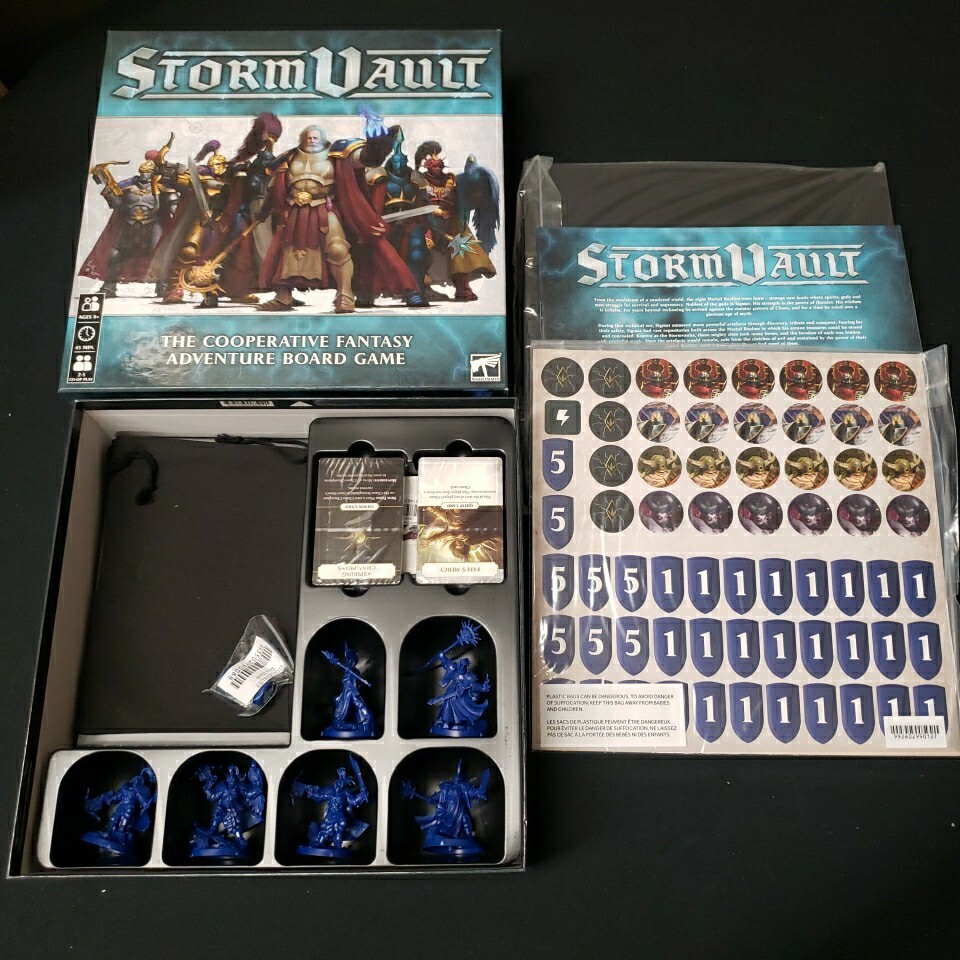 Stormvault (Board Game) Games Workshop James Ashbey co-op Warhammer UNPLAYED