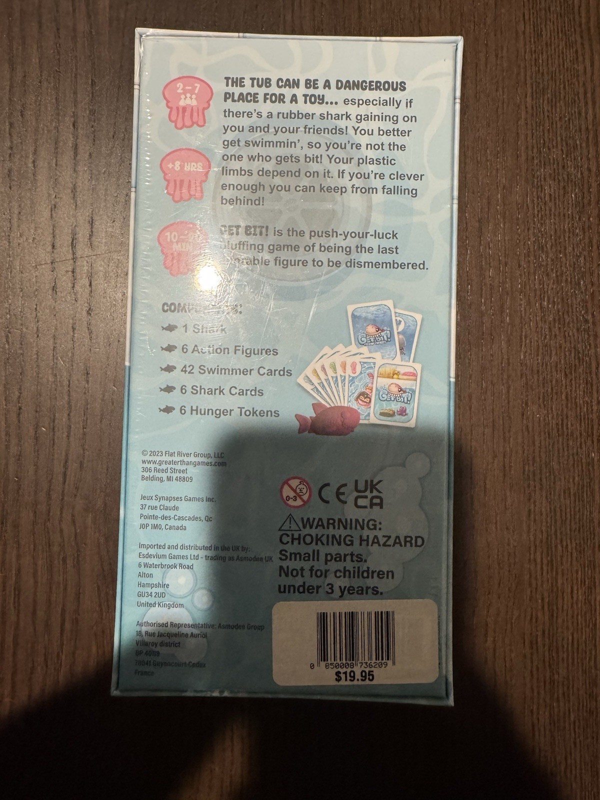 Get Bit Family Game With Shark And Figures Fun For Homeschooling And Parties